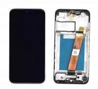 Дисплей для Samsung Galaxy M01 SM-M015 черный с рамкой