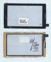 Сенсорное стекло (тачскрин) Micromax Canvas Tab P480, черное