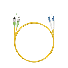 Cabeus FOP(d)-9-FC/APC-LC/UPC-5m Шнур оптический duplex FC/APC-LC/UPC 9/125 sm 5м LSZH