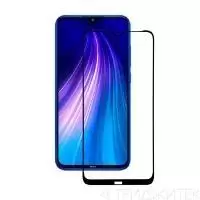 Защитное стекло 6D для телефона Xiaomi Redmi Note 8 Pro, черный