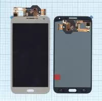 Дисплей для Samsung Galaxy E7 SM-E700 OLED золотой