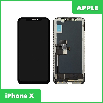 Дисплей для iPhone X+тачскрин (черный) ORG Ref