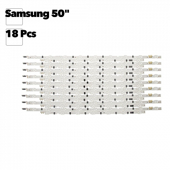 Светодиодная подсветка для телевизоров Samsung 50" UE50F D2GE-500SCA-R3/D2GE-500S (комплект 18 шт.)