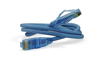 PC-LPM-UTP-RJ45-RJ45-C6-0.3M-LSZH-BL Патч-корд U/UTP, Cat.6 (100% Fluke Component Tested), LSZH, 0.3 м, синий Hyperline