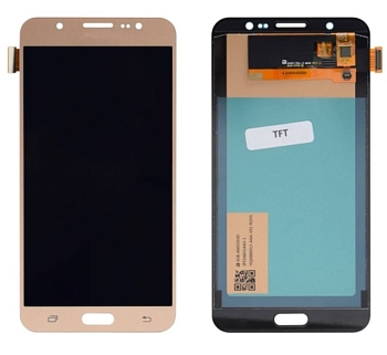 Дисплей Samsung J710F (J7 2016)+тачскрин (золото) In-Cell