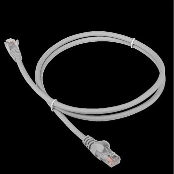 Патч-корд RJ45 - RJ45, 4 пары, UTP, категория 6, 7 м, серый, LANMASTER LAN6-45-45-7.0-GY, LAN6-45-45-7.0-GY