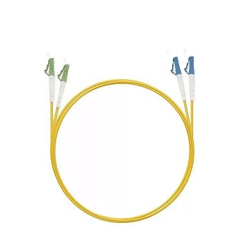 Патч-корд оптический TopLan, дуплексный, LC/APC-LC/UPC, SM 9/125, 10 м, LSZH