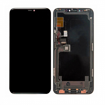 Дисплей для iPhone 11 Pro Max + тачскрин черный с рамкой (DEMO)