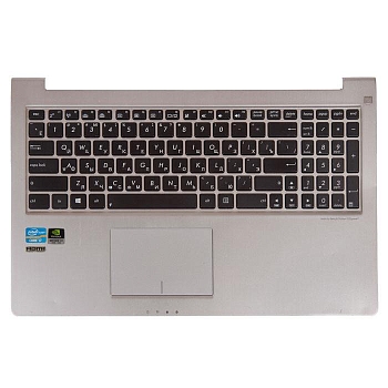 Топкейс с тачпадом и клавиатурой для Asus UX51VZ (модель с тачем) с разбора