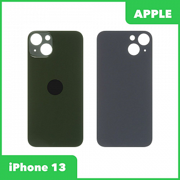 Задняя крышка для iPhone 13 с логотипом (зеленый)