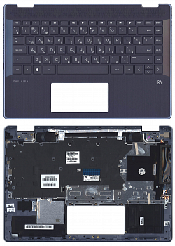 Клавиатура для ноутбука HP Pavilion x360 14-DH топкейс