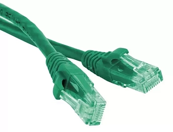 Патч-корд RJ45 - RJ45, 4 пары, UTP, категория 5е, 7 м, зеленый, LANMASTER, LAN-45-45-7.0-GN