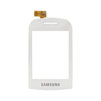 Сенсорное стекло (тачскрин) для Samsung B3410 1-я категория, белый
