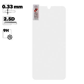 Защитное стекло "LP" для телефона Xiaomi CC9e Tempered Glass 0.33 мм, 2.5D 9H (ударопрочное)