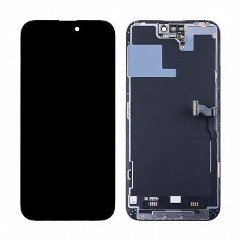Дисплей для iPhone 14 Pro + тачскрин черный с рамкой 100%