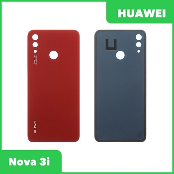 Задняя крышка для Huawei Nova 3i (INE-LX1) (красный)