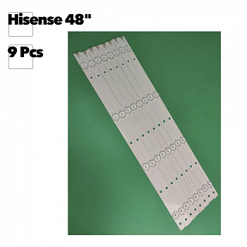 Светодиодная подсветка для телевизоров 48" Hisense SVH480A08_4LED_REC02 150416 (комплект 9 шт)