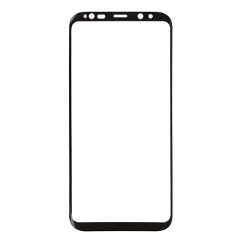 Защитное стекло LP для телефона Samsung Galaxy S8 Plus Tempered Glass 3D с рамкой 0, 33 мм, 9H, черное