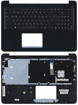 Клавиатура для ноутбука Asus UX433 синяя, Топкейс