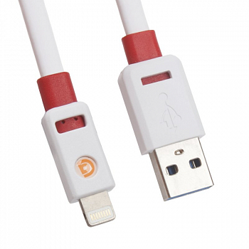 USB Дата-кабель "Griffin" для Apple 8 pin 2 метра iPhone 5, iPad 5, iPad mini (белый)