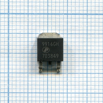 Микросхема N-MOSFET AP9916GH TO-252