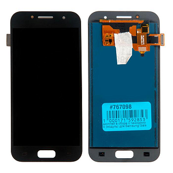 Дисплей для Samsung Galaxy A3 2017 (A320F), в сборе с тачскрином (TFT) с регулировкой яркости, черный