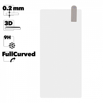 Защитное стекло "One Minute" для телефона Samsung Galaxy S22 Ultra 3D UV Glue Nano Liquid Full Curved Glass