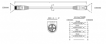 PC-LPM-STP-RJ45-RJ45-C5e-3M-LSZH-YL Патч-корд F/UTP, экранированный, Cat.5е (100% Fluke Component Tested), LSZH, 3 м, желтый Hyperline