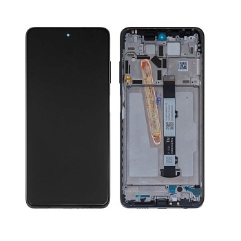 Дисплей Xiaomi Poco X3 NFC, X3 Pro в рамке (черный)