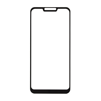 Защитное стекло "LP" для телефона Asus ZenFone Max M2 (ZB632KL) Thin Frame Full Glue с рамкой 0.33 мм, 2.5D, 9H, черное