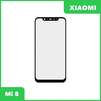 Стекло для переклейки дисплея Xiaomi Mi 8, черный