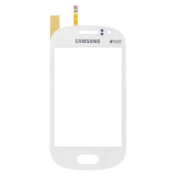 Сенсорное стекло (тачскрин) для Samsung Galaxy Fame (S6810), Fame (S6810P), белый
