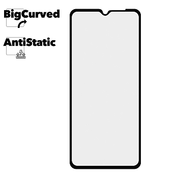 Защитное стекло для телефона Samsung Galaxy M12 Super max Anti-static big curved glass