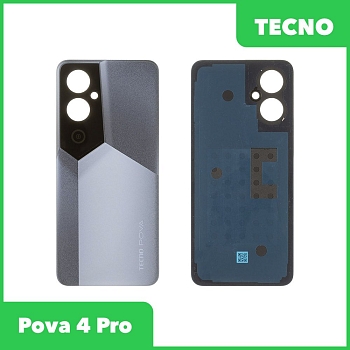 Задняя крышка для Tecno Pova 4 Pro (LG8n) (серый)