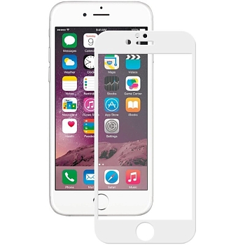 Защитное стекло для телефона iPhone 6 (4,7 дюйма) 10D (белый)