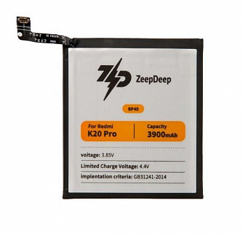Аккумулятор (батарея) ZeepDeep ASIA BP40 для Xiaomi Redmi K20 Pro, Mi 9T Pro