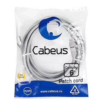 Патч-корд F/UTP Cabeus PC-FTP-RJ45-Cat.6-5m-LSZH