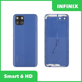 Задняя крышка для Infinix Smart 6 HD (X6512) (синий)