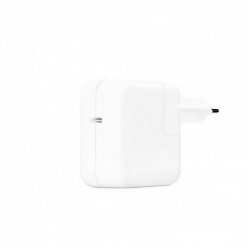 Блок питания (зарядное) для ноутбука Apple MacBook Air (20В-1.5A, 5В-3A) USB-C, 30Вт без сетевого кабеля (High copy)