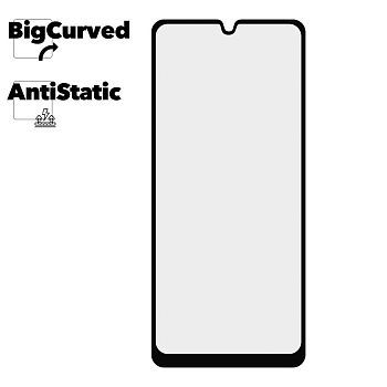 Защитное стекло для телефона Samsung Galaxy A31 Super max Anti-static big curved glass