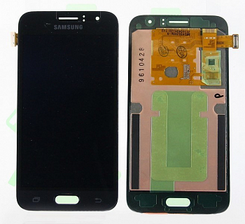 Дисплей для Samsung J120F Galaxy J1 (2016) + тачскрин (черный) (copy LCD с регулир. подсв)