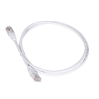 Патч-корд RJ45 - RJ45, 4 пары, FTP, категория 6A, 1 м, белый, LSZH, LANMASTER, LAN-PC45/S6A-1.0-WH