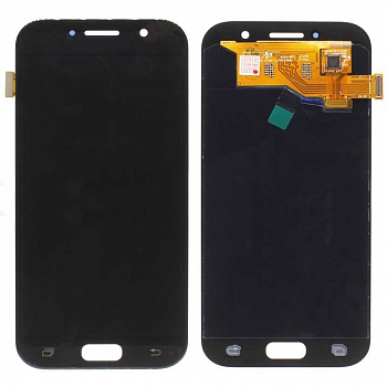 Дисплей для Samsung A520F Galaxy A5 (2017) + тачскрин (черный) (copy LCD с регулир. подсв)
