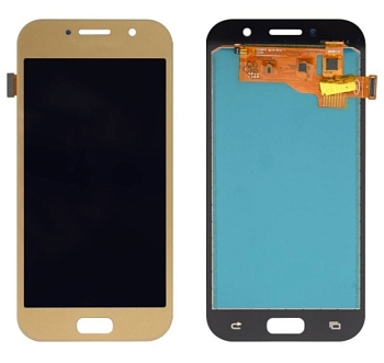 Дисплей Samsung A520F (A5 2017)+тачскрин (золото) In-Cell