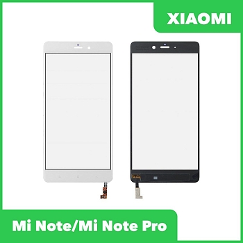 Сенсорное стекло (тачскрин) для Xiaomi Mi Note, Mi Note Pro, белый