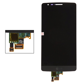 LCD Дисплей для LG Optimus G3s (D724, D725) с тачскрином, серый