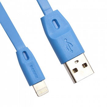 USB кабель REMAX Full Speed Lightning 8-pin, 1м, TPE (синий)