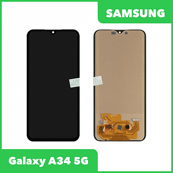 LCD дисплей для Samsung Galaxy A34 5G SM-A346 с тачскрином Incell (черный)