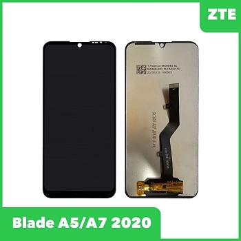 LCD дисплей для ZTE Blade A5, A7 2020 в сборе с тачскрином (черный)
