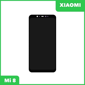 LCD дисплей для Xiaomi Mi 8 в сборе с тачскрином, OLED (черный)